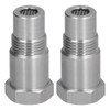 2Pcs Oxygen Sensor Adapter Welding Plug Engine Auxiliary with Filter
