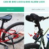 Remote Control Alarm Lock, Electric Motorcycle Password Steel Chain Lock,