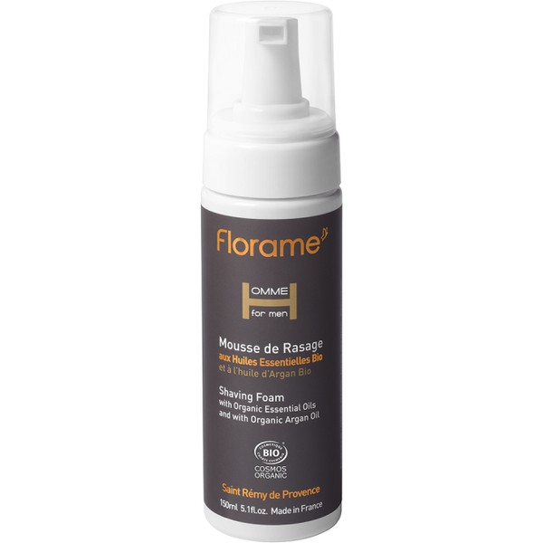 Florame HOMME Shaving Foam, 150 ml