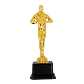 Boland 30845 Golden Winner Prize, 21 cm, Trophy for Fancy Dress Costumes, Dummy Trophy, Costume Accessories, Party Decoration, Accessory for Carnival
