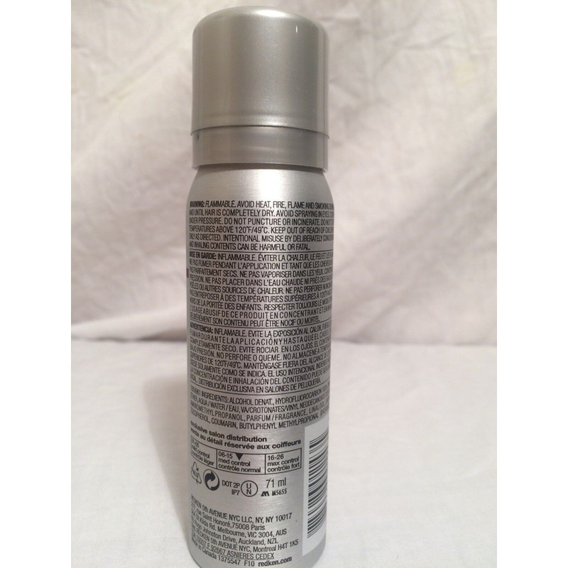 Redken 2 CANS REDKEN FASHION WORK 12 FINISHING HAIR SPRAY