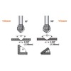 Amana Tool - 45745 Carbide V-Groove 90 Deg. Folding For