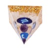 Constellation Pyramid Stone for Positive Energy Reduce Stress Chakra Resin