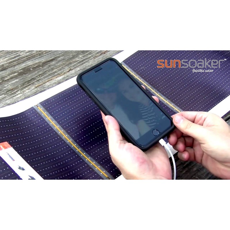 F-Wave SunSoaker Portable Charging Solar Seat 10W Black