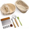 Premium Bread Proofing Basket Set – 9" Round & 10"