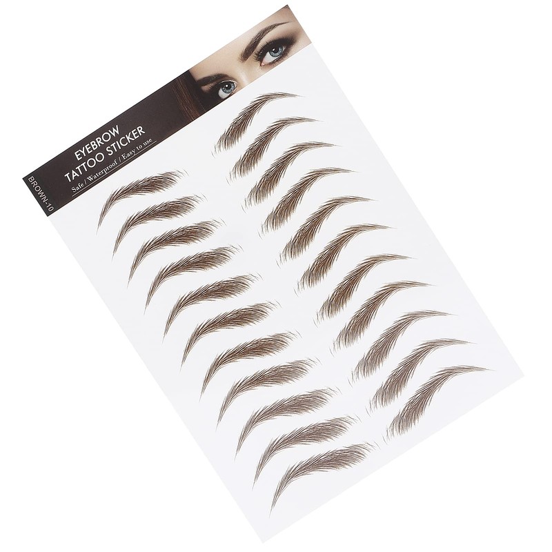 Eyebrow Tattoo Stickers, Eyebrow Transfer Stickers, Waterproof, 4D, Hair Like