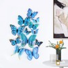 YANYULI 3D Butterfly Wall Stickers Random Pattern Magnet Butterfly Sticker