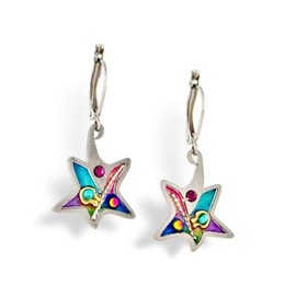 Seeka Star of David Judaic Earrings - E0275