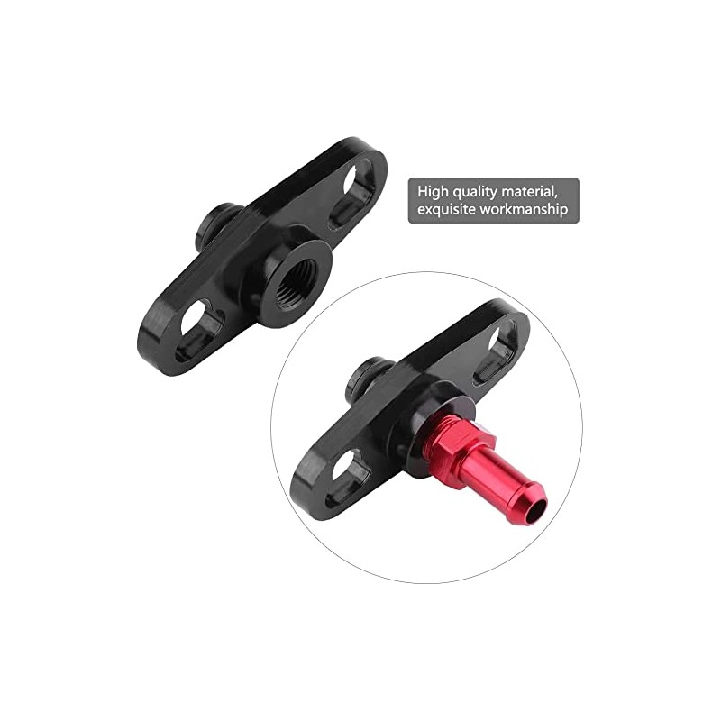 Tiardey Car Fuel Rail Adapter, Fuel Rail Pressure Regulator Adapter