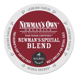 Newman's Own Organics K-Cup Portion Pack for Keurig K-Cup Brewers, Newman's Own Special Blend (Pack of 96) (Packaging may vary)