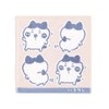 Chiikawa 41-1230080 Ye Towel Handkerchief, Pink, Gauze Pile, Approx. 9.8