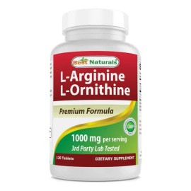 Best Naturals L-arginina L-ornitina - 1000 Mg Sabor Sin Sabor