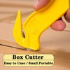 2PCS Box Cutters, Compact Aesthetically Pleasing Portable Box Opener Ttool,