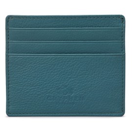 Gryphen Hoxton Slim Leather Credit Card Holder Wallet (Teal)