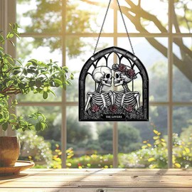 Grunge Ornaments Decor for Window Hanging - Grunge Gifts for Women Men - Grunge Home Kitchen Room Christmas Decorations - 2D Flat Acrylic Ornament