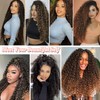 AMLUCKS Deep Wave Curly Crochet Hair Ocean Wave Braiding Hair