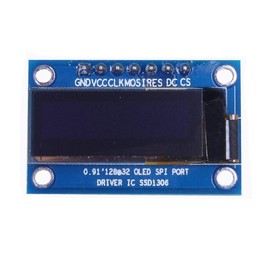 Hailege 0.91" SSD1306 SPI OLED LCD Display 128x32 3.3V / 5V for AVR PIC STM32 Arduino