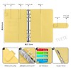 TVETE Money Binder Magnetic Closure Loose Leaf Wallet A6 Binder