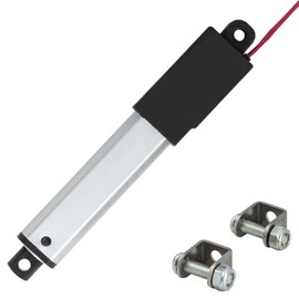 JQDML 12V Mini Linear Actuator 2 Inch Stroke, 42lbs/188N, IP54 Waterproof