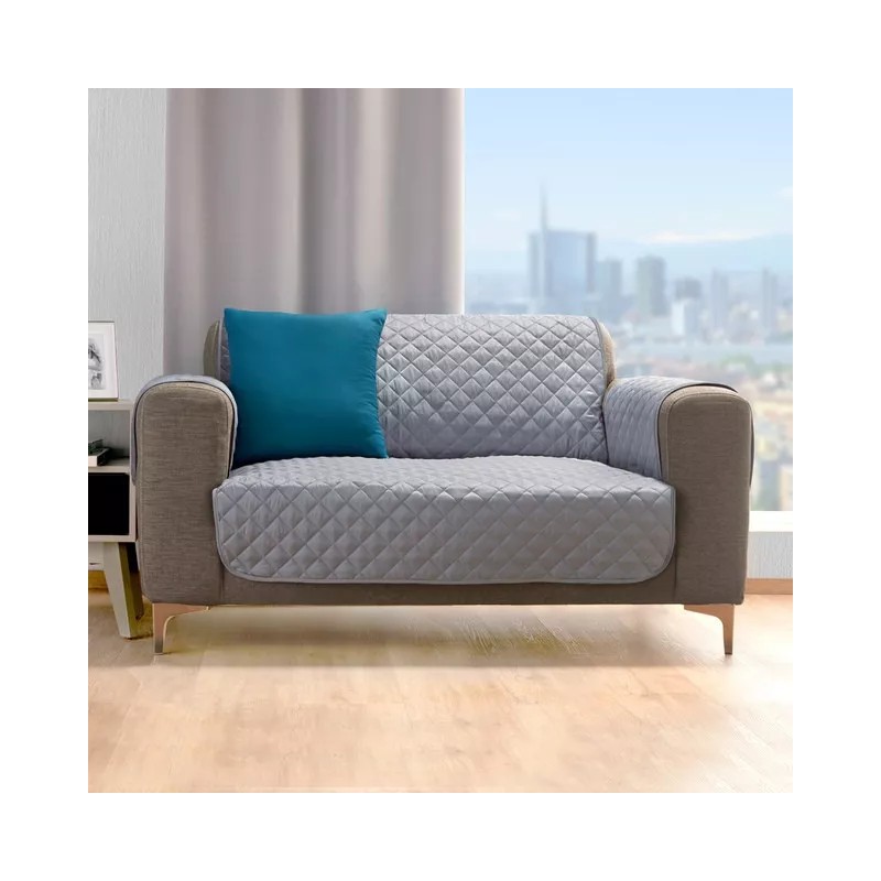 Colchas El Elefantito Protector De Sillon 2 Plazas Azul Rey