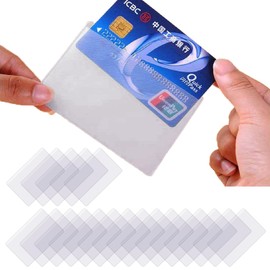 Translucent Card Case, 20 Cards, Waterproof, PVC Material, Credit Card, Cash Card, ID Card