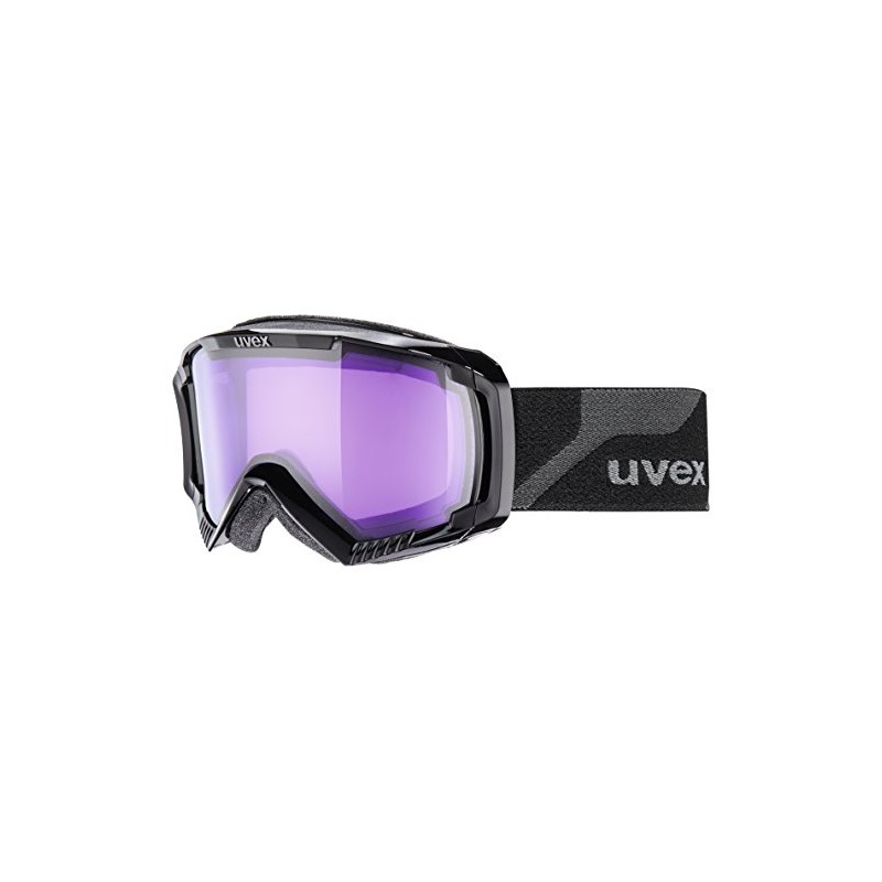 Uvex Apache II, Unisex, Skibrille apache II, Black, One Size