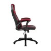 Aspect Adjustable Racing Gaming Chair in Black Faux Leather and