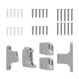 Hole Mounting Kit for Babelio 26-43" Auto Close Baby/Dog Gate for Stairs, Contains Screws, Gray