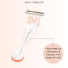 About Beauty Spa Shave 3 Blade Disposable Razors, Includes 4