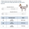 RENEWREVITAL 犬用首輪 ソフトPU製耐久性のあるヘビーデューティー クイックリリース金属バックル付き 子犬用首輪 大型 ブラウン