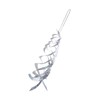 6PCS Bird Repellent Reflector Silver Spiral Bird Repellent Sheet Scare