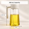 2-in-1 Olive Oil Sprayer for Cooking – 500 mL Spray-and-Pour