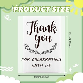 30 Packs Thank You for Celebrating with Us Facial Tissues Individual Pocket Tissue Packs Travel Size Tissue Bulk for Weddings Graduation Housewarming Baby Shower Theme Party Favors