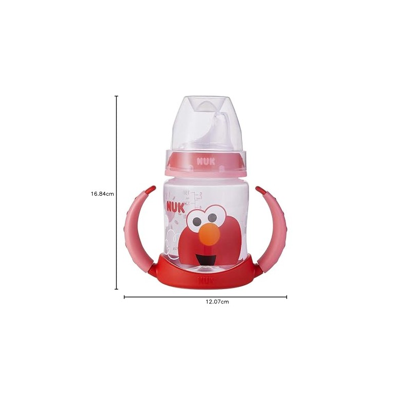 NUK Sésamo Street Learner, Elmo 5 oz., 5 onzas (147.87ml)