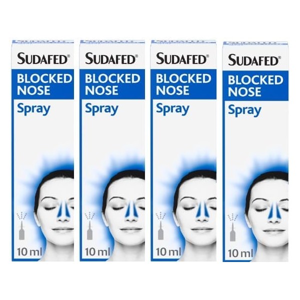 X4 Pack SUDAFED Blocked Nose Nasal Spray 10ML Bottle.jpg