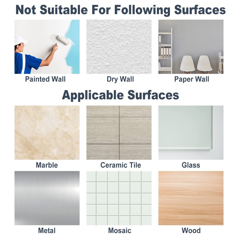 Kiemeu 12 Pack Clear Plastic Hooks for Hanging Adhesive Wall