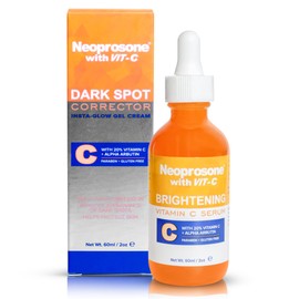 Neoprosone Brightening Serum - 2 Fl oz / 60ml - Formulated to Fade Dark Spots and to Prevent Skin Discolouration, with Alpha Arbutin Complex and Vitamin C