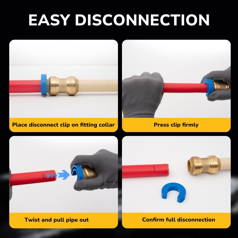 KAINGA 1" PTC to 1" NPT Male Adapter Push-Fit, Push