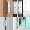 Door Hinge Hinge, Hinge, Foldable, Pack of 20 Stainless Steel