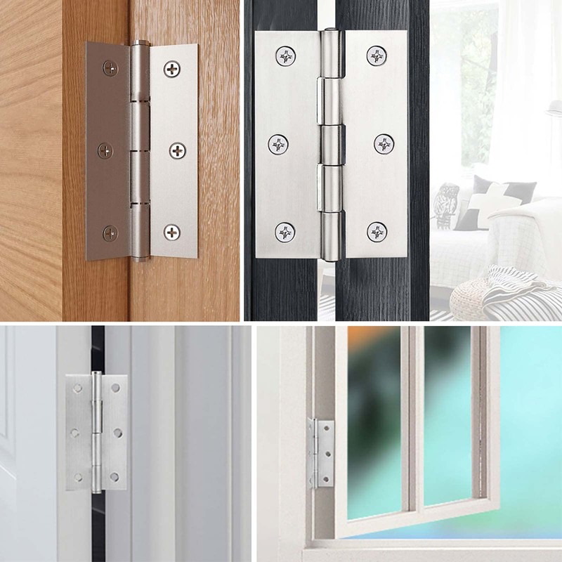 Door Hinge Hinge, Hinge, Foldable, Pack of 20 Stainless Steel