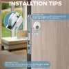 MOOTVGOO Storefront Door Mortise Lock, Commercial Door Locks, Swing Deadbolt