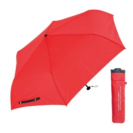 Waterfront BCCSFA-3F53-UH-RB Folding Umbrella, Parasol and Rain Umbrella, Light CARBON Case, Red/Black, 20.9 inches (53 cm), Lightweight, Absorbent Case Included, Unisex