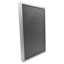 Washable Air Filter(20" x 25" x 2" MERV 5), Aluminum Electrostatic Air Filter for Furnace and Central Air Conditioner (Actual Size: 19.7" x 24.7" x 1.8")