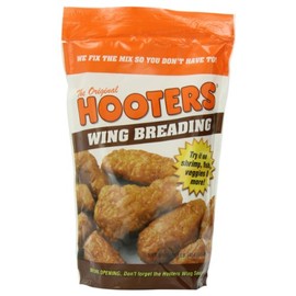 The Original Hooters Wing Breading - Crispy & Crunchy Coating - Ideal for Chicken, Fish, & Vegetables 1 Pound (Pack of 1)