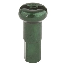 DT Swiss 14G Alloy Nipple Spoke (Box of 100), Green, 2mm