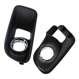 GDSCXGW Pair Fog Light Lamp Chrome Bezel Cover Grilles 2-Number of Bulbs for Dodge for Charger R/T/SE/SRT8/SXT Plus 12-14 Easy to install