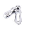 Dart Lined Bell Covered Escutcheon - Polished Chrome