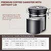ShanSon Coffee Canister Airtight Coffee Container Stainless Steel Coffee Bean