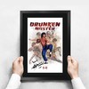 HWC Trading Drunken Master A3 Gerahmte Signiert Gedruckt Autogramme Bild
