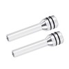 2 PCS Car Door Lock Knobs, Aluminum Pin Handle Kit,
